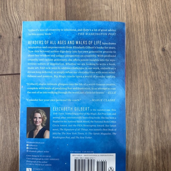 Big Magic Book by Elizabeth Gilbert - Picture 3 of 7
